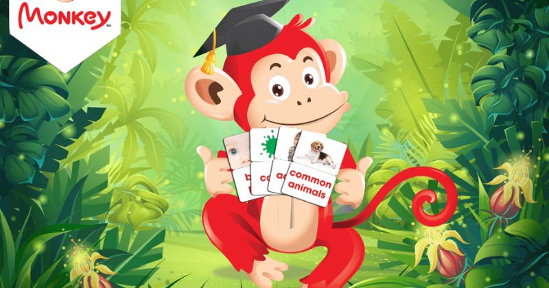 Học từ vựng tiếng Anh mỗi ngày với Monkey Junior. (Ảnh: Sưu tầm Internet)