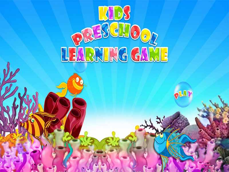 Kids Preschool Learning Game phù hợp với những bé đã có nền tảng tiếng Anh. (Ảnh: APK Pure)