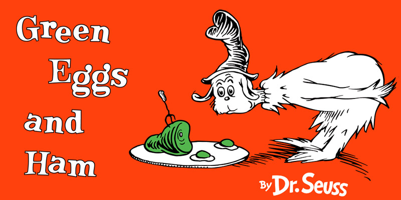 “Green Eggs and Ham” by Dr. Seuss. (Ảnh: Sưu tầm Internet)