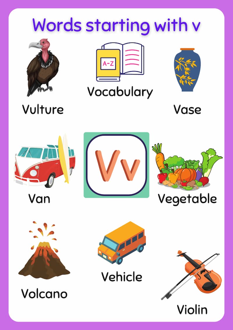 Chữ V như một ký hiệu trong tiếng Anh