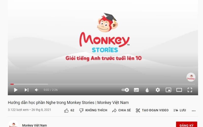 Học tiếng Anh cùng Monkey Việt Nam. (Ảnh: Sưu tầm Internet)