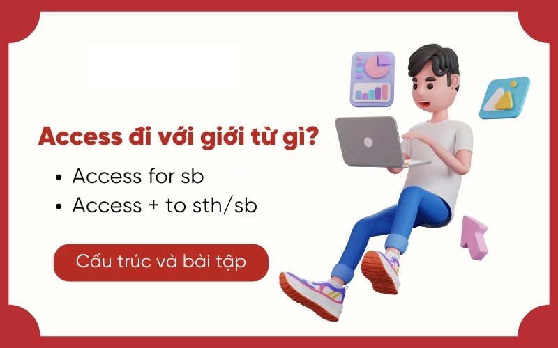 Cấu trúc sử dụng access trong tiếng Anh kèm giới từ (Ảnh: Sưu tầm internet)