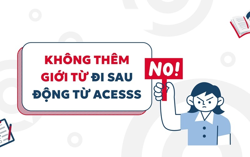 Cần nắm rõ cấu trúc phần giới từ đi kèm cùng Access để đảm bảo trúng ngữ pháp (Ảnh: Sưu tầm internet)