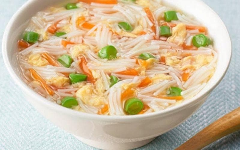 Món mì cho bé. (Ảnh: sưu tầm internet)