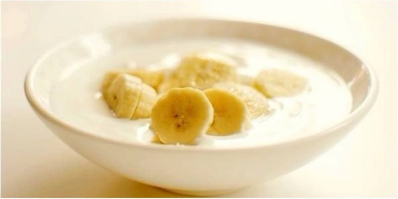 Món ăn dặm với chuối cho bé. (Ảnh: sưu tầm internet)