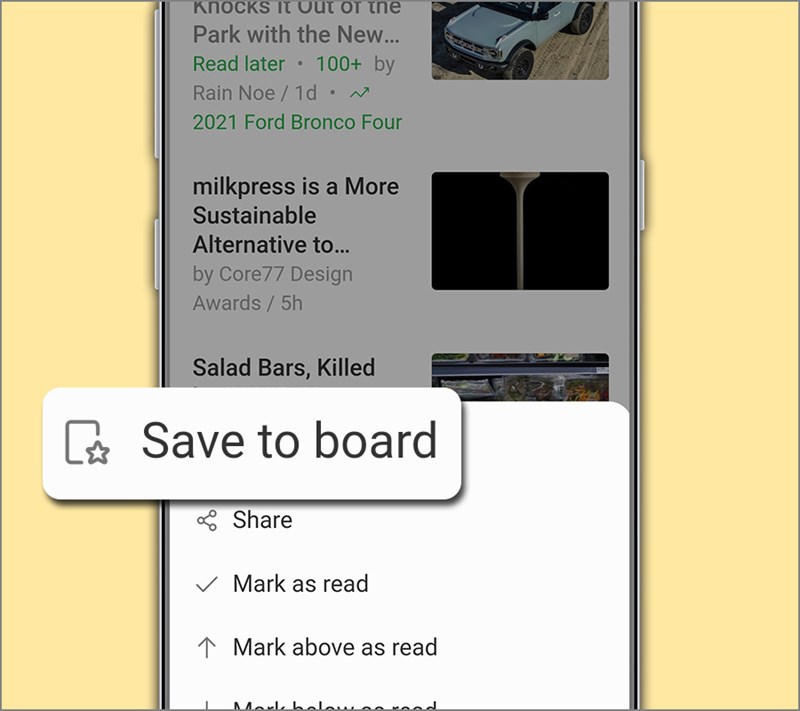 Tìm kiếm và lưu trữ bài viết dễ dàng. (Ảnh: Internet)