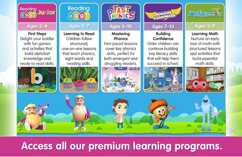 Reading Eggs – Learn to Read - Ứng dụng đọc sách song ngữ cho trẻ em uy tín. (Ảnh: Sưu tầm internet)