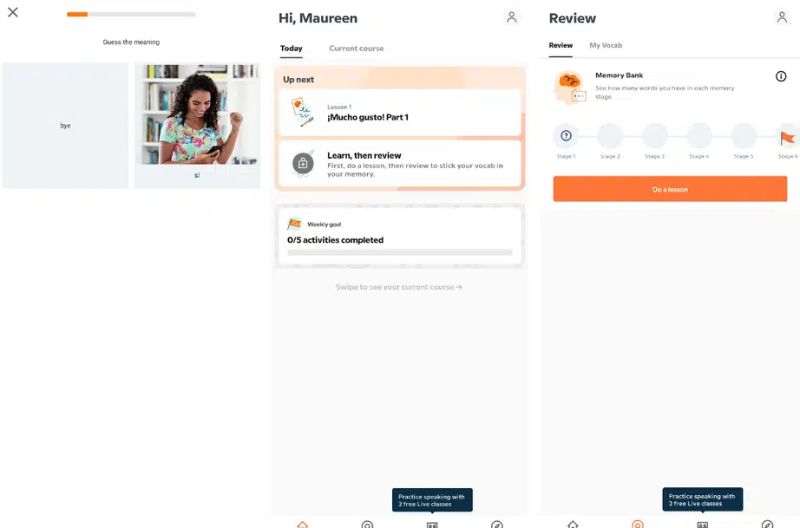 App học các thứ tiếng Babbel. (Ảnh: Sưu tầm Internet)