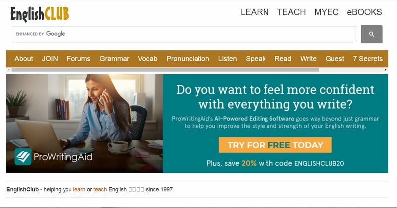 Kết hợp học ngữ pháp trên các website uy tín. (Ảnh: Internet)
