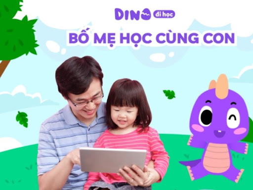Học tiếng Anh vui mỗi ngày cùng chú rồng Dino vui vẻ. (Ảnh: Sưu tầm Internet)