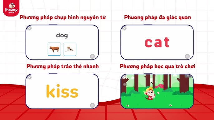 Cùng bé học tiếng Anh theo lộ trình rõ ràng, đa phương pháp cùng Monkey Junior (Ảnh: Monkey)