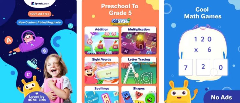 Ứng dụng Splash Learns ELA Games for Kids. (Ảnh: Chụp màn hình App Store)