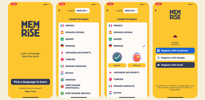 Học tiếng Anh với người bản ngữ tại Memrise. (ảnh: Sưu tầm internet)