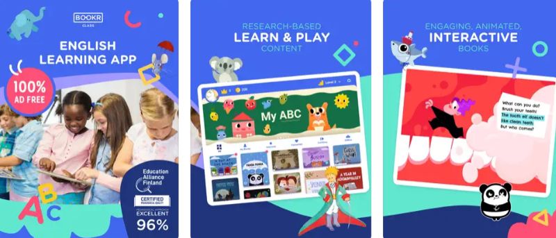 Ứng dụng BOOKR Class - Learn English. (Ảnh: Sưu tầm Internet)