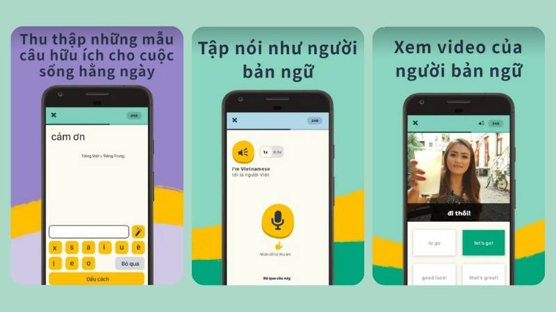 Một vài điểm nổi bật của ứng dụng tiếng Anh Memrise. (Ảnh: Sưu tầm Internet)