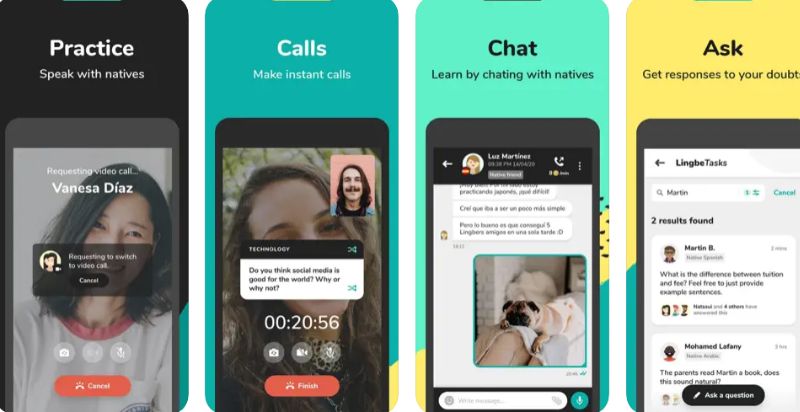 Ứng dụng Lingbe. (Ảnh: Chụp màn hình)