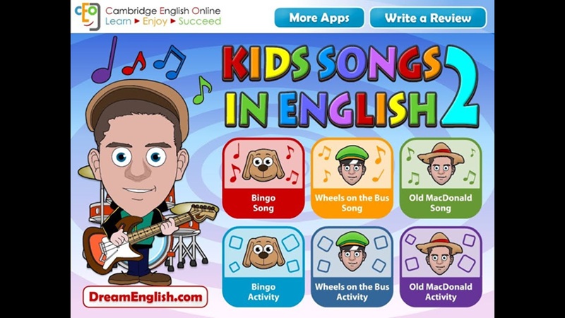 Học tiếng Anh qua bài hát cùng English Kids Songs (Ảnh: English Kids Songs)