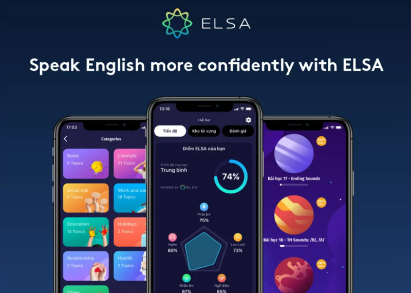 Học trọng âm tiếng Anh cùng app ELSA SPEAK. (Ảnh: Sưu tầm internet)