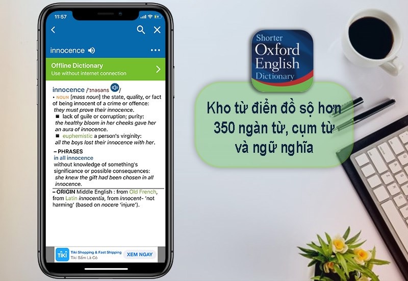 Thế giới từ vựng tại Oxford Dictionary. (Ảnh: Sưu tầm internet)