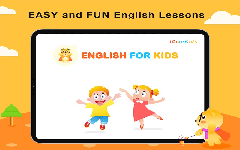 Học từ vựng tiếng Anh sinh động với app iDeerKids. (Ảnh: Sưu tầm internet)