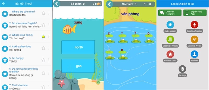 Ứng dụng Học tiếng Anh: Nói – Đọc. (Ảnh: Sưu tầm internet)