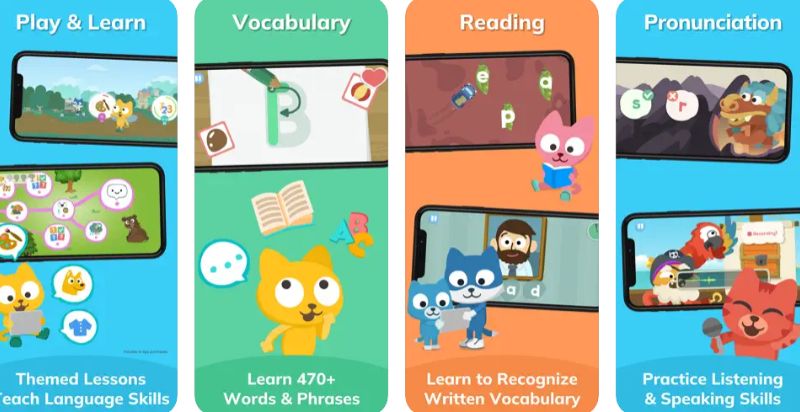 Ứng dụng Fun English by Studycat. (Ảnh: Chụp màn hình)