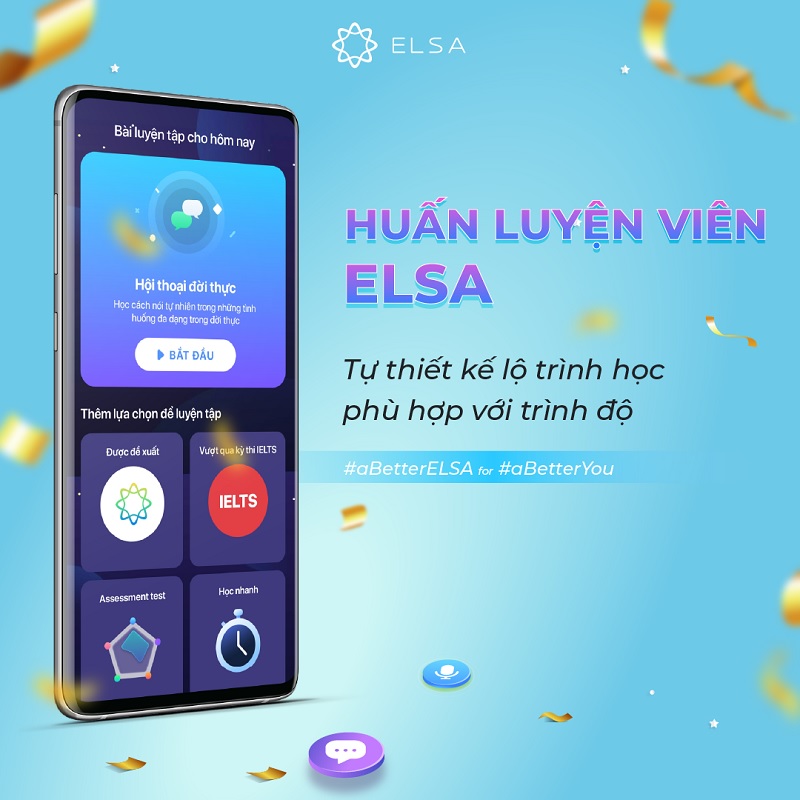 Luyện học tiếng Anh giao tiếp hiệu quả cùng app ELSA Speak. (Ảnh: sưu tầm internet)