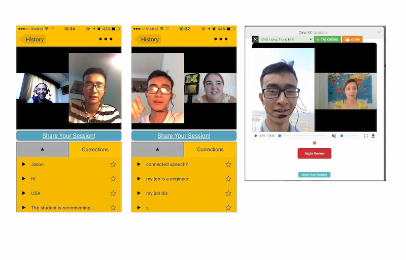 Ứng dụng học nói tiếng Anh riêng tư. (Ảnh: Internet)