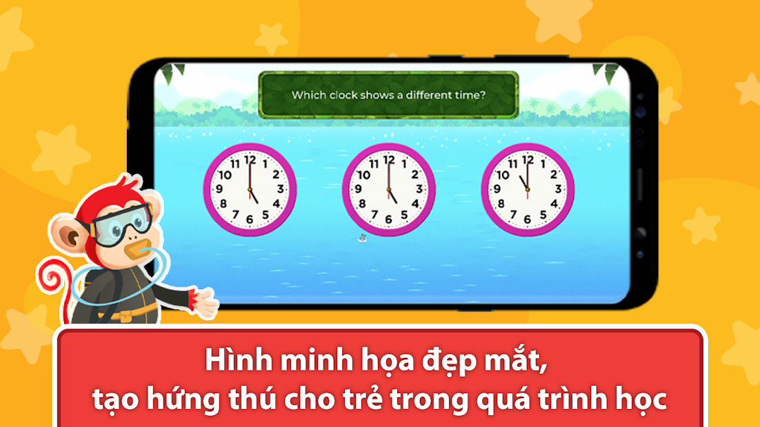 Monkey Math có nhiều phương pháp học hiện đại. (Nguồn: Monkey Việt Nam)