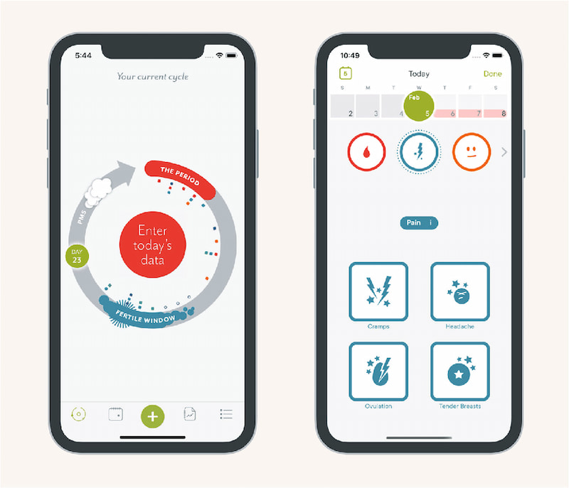 Ứng dụng Clue Period Tracker & Calendar. (Ảnh: Internet)