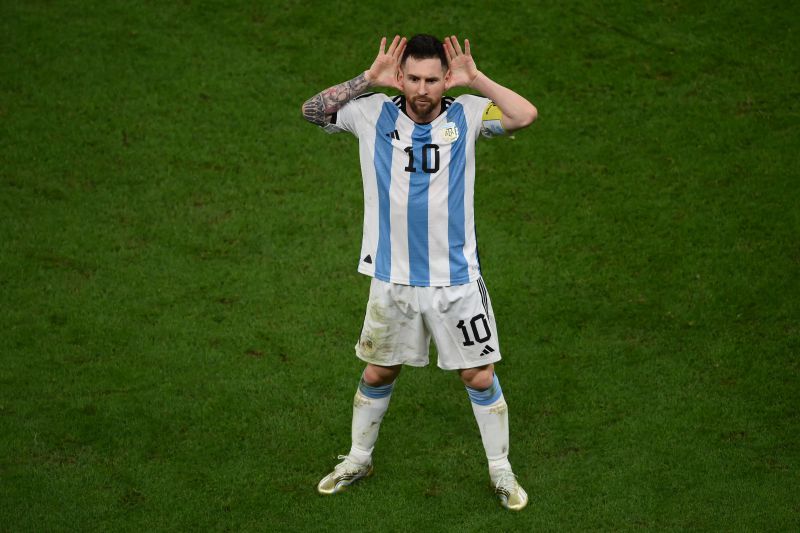 Màn ăn mừng bùng nổ của Messi trong trận đấu với Hà Lan. (Ảnh: Sưu tầm Internet)