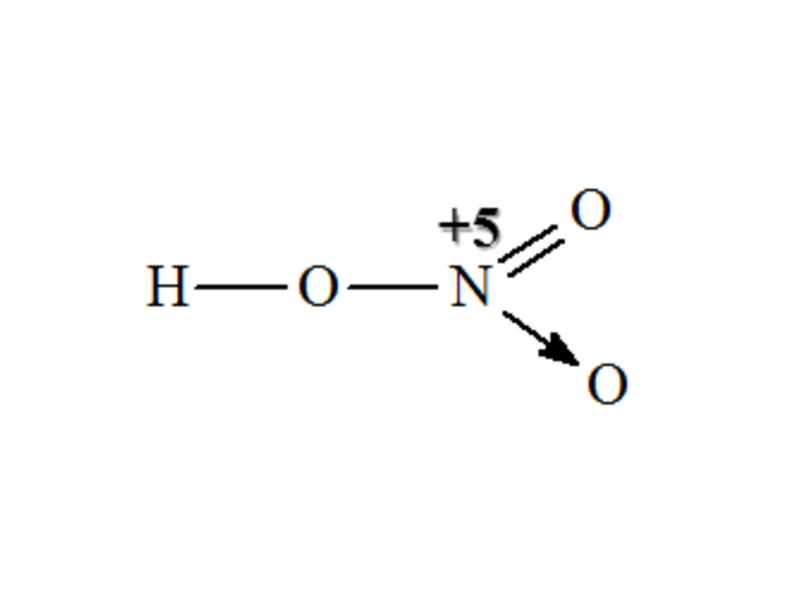 Cấu tạo phân tử axit nitric