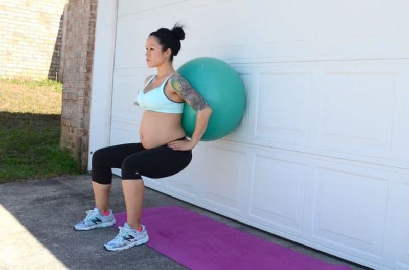 Những bài tập gym cho bà bầu. (Ảnh: Internet)