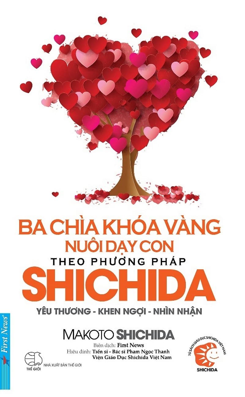 Sách "Ba chìa khóa vàng nuôi dạy con theo phương pháp Shichida". (Ảnh: Sưu tầm Internet)