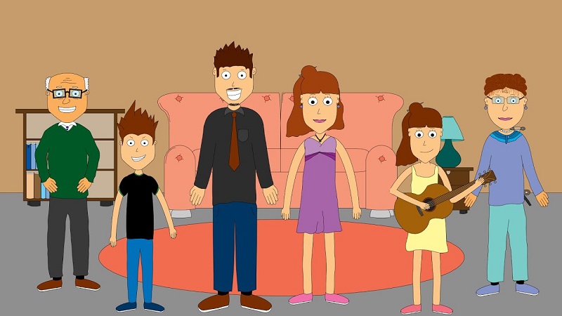 Những bài hát chủ đề gia đình rất gần gũi với trẻ. (Ảnh: Sưu tầm Internet)