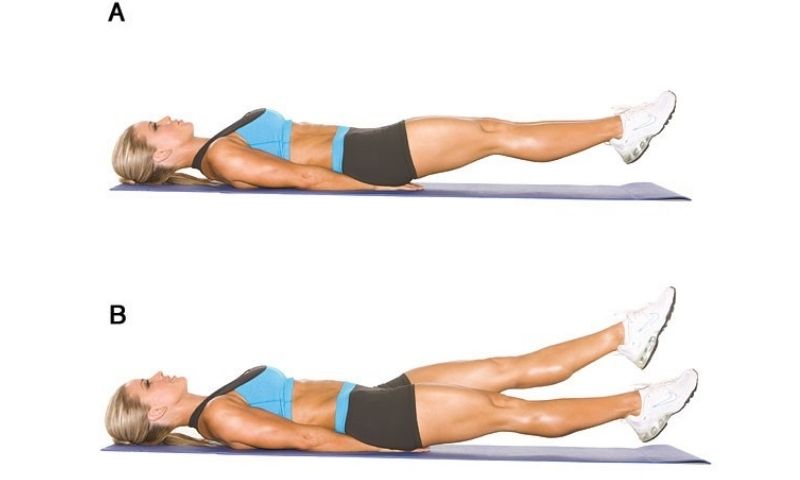 Động tác chân cắt kéo. (Ảnh: Nguồn Internet)