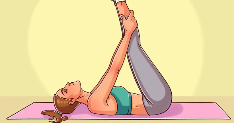 Động tác kegel kết hợp với chân (Ảnh: Sưu tầm Internet)