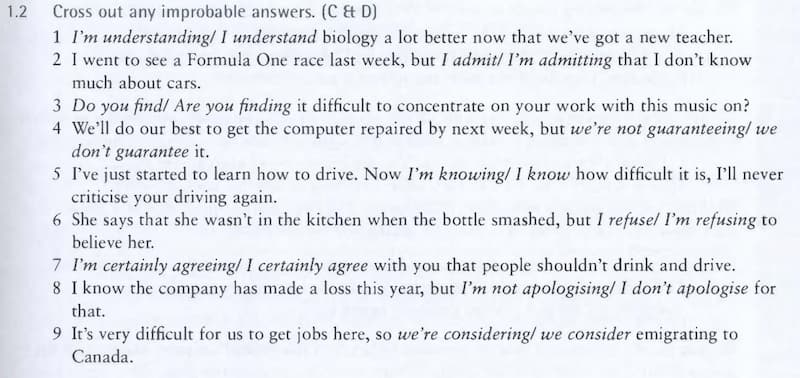 Bài tập về thì hiện tại đơn nâng cao với HTTD 2. (Ảnh: Internet)