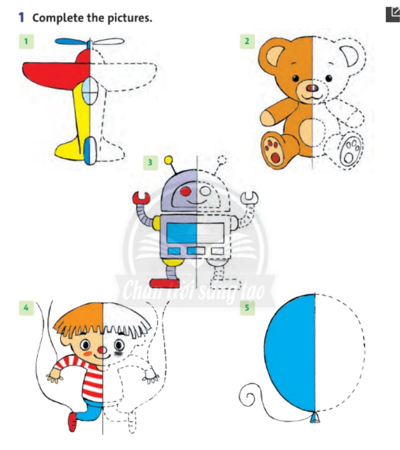 Bài tập lesson 2. (Ảnh: Chụp màn hình SGK)