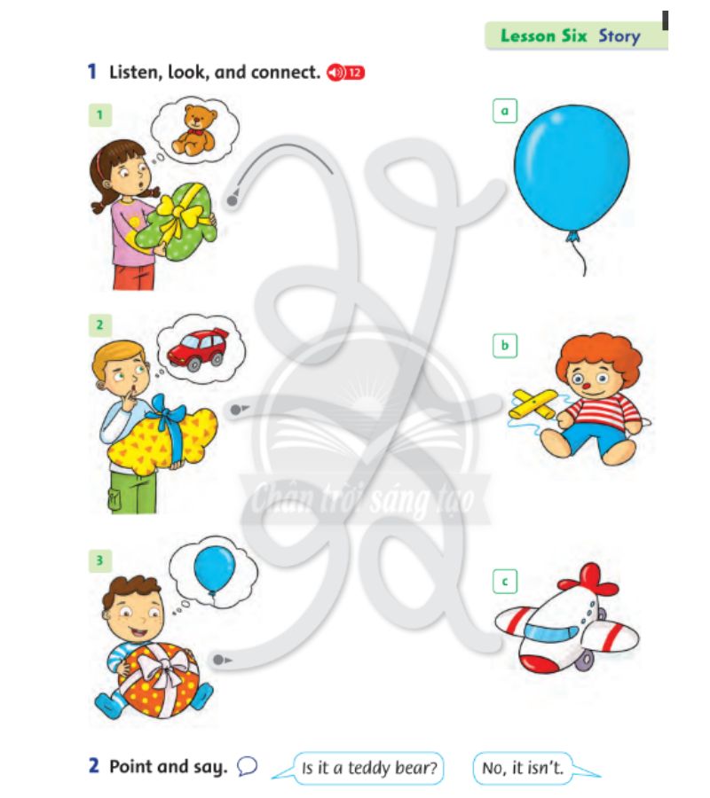 Bài tập lesson 6. (Ảnh: Chụp màn hình SGK)