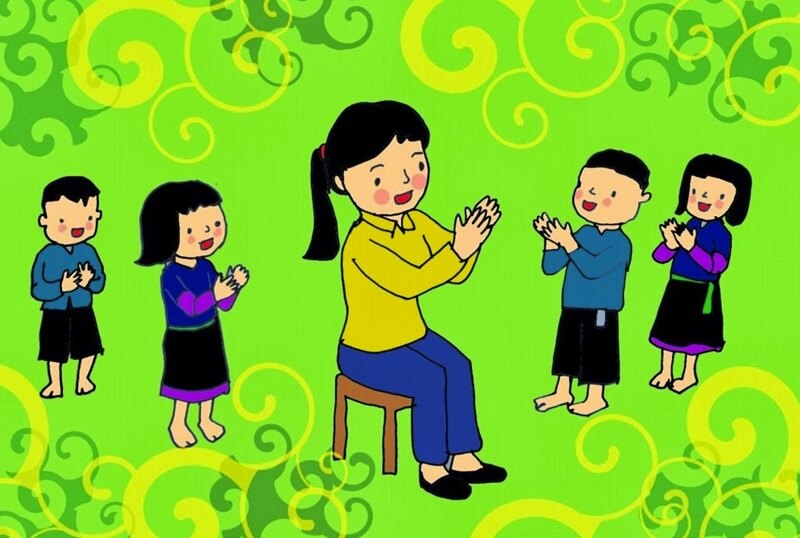 Hãy cho bé bắt chước theo cách đọc, biểu cảm của bạn. (Ảnh: Sưu tầm internet)