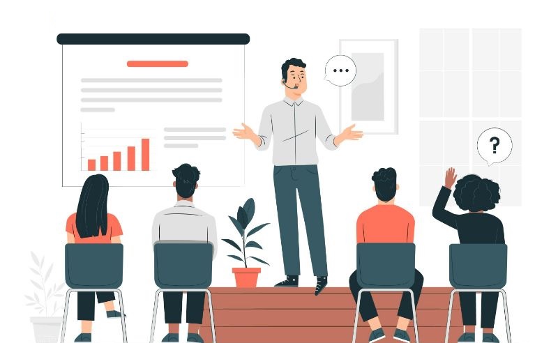 Tuỳ vào từng chủ đề thuyết trình sẽ lên kịch bản, nội dung khác nhau. (Ảnh: Sưu tầm internet)