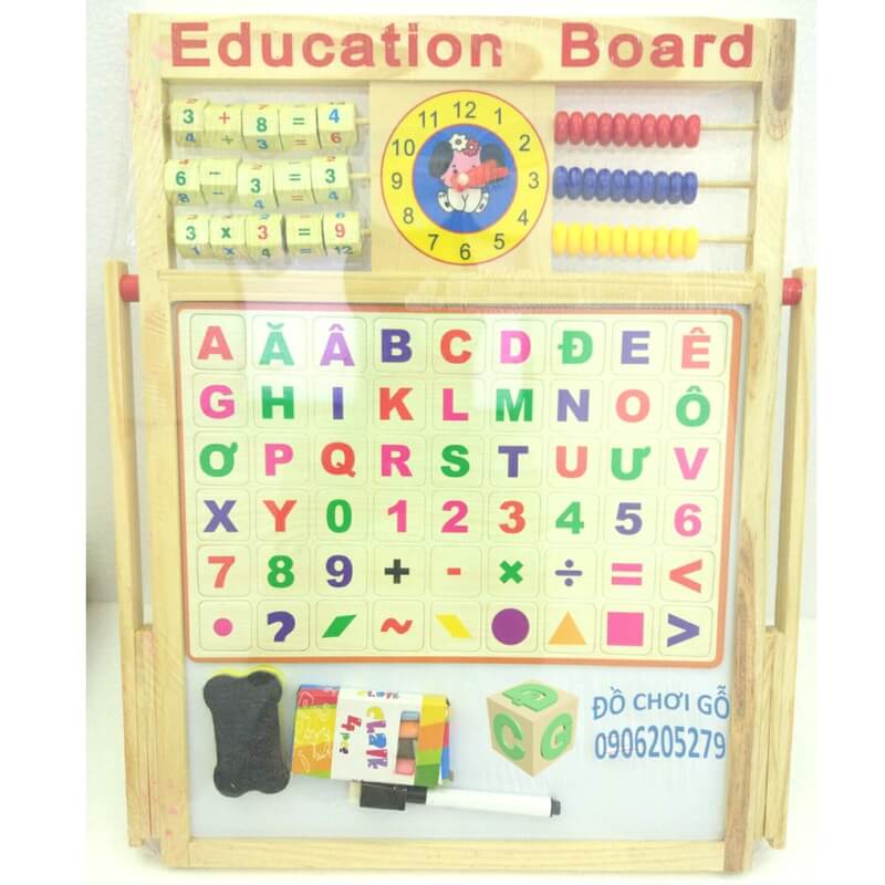 Bảng ghép chữ và số có nam châm nhiều chức năng (Ảnh: Sưu tầm internet)