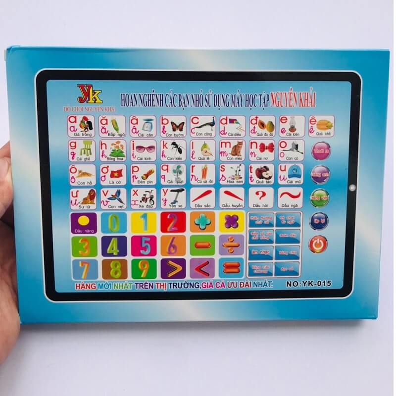 Bảng chữ cái tiếng việt điện tử Ipad tiện dụng cho bé đem đi. (Ảnh: Holcim.com.vn)