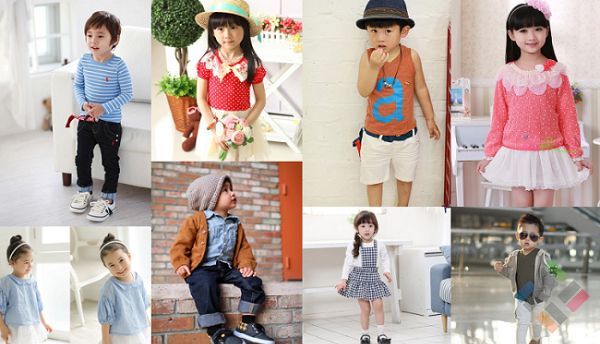Chọn size quần áo dựa vào thể trạng, phong cách của trẻ. (ảnh: Sưu tầm internet)