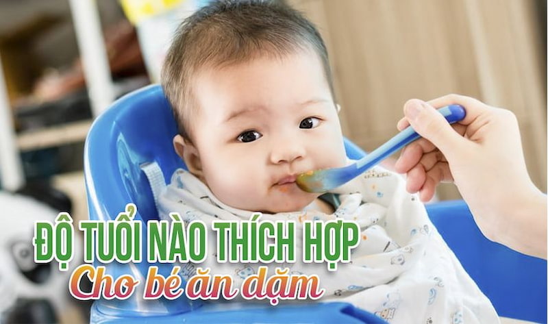 Nên cho bé ăn dặm khi nào - câu trả lời từ chuyên gia. (Ảnh: Sưu tầm Internet)