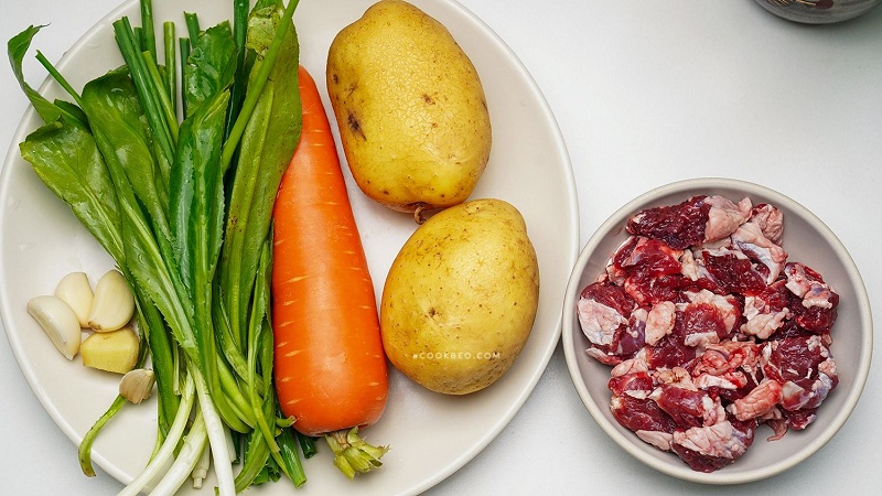 Món cháo hầm xương lợn. (Ảnh: Sưu tầm Internet)