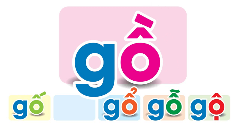 Bé cần nắm vững cách ghép vần trong tiếng Việt của chữ g. (Ảnh: Dạy Bé Học)