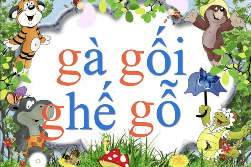 Kết hợp học chữ g cùng với chữ khác để bé hiểu sâu hơn. (Ảnh: Sưu tầm internet)