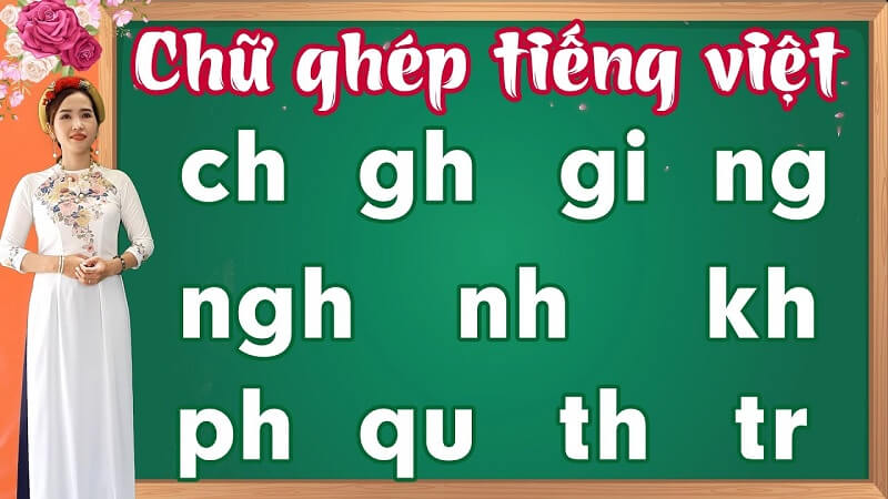Bé cần phải nắm vững các chữ ghép trong tiếng Việt. (Ảnh: Youtube)